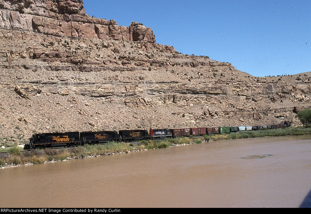 DRGW 5372 on the Colorado River